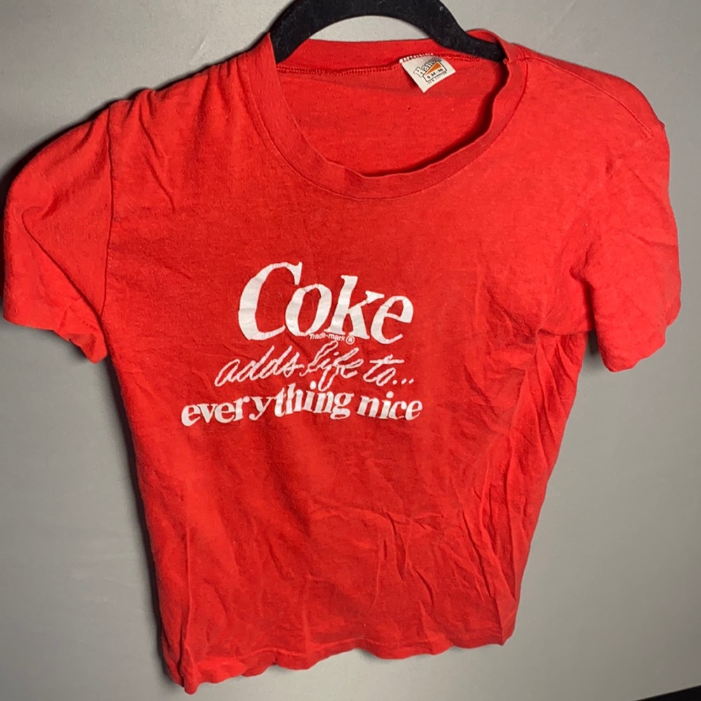 Vintage coke shirt